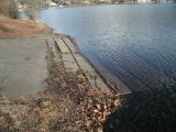The ramp of the Silver Lake boat launch.