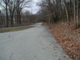 The access road to the Stoddard Hill boat launch.