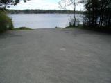 The turning area of the Tyler Lake boat launch.