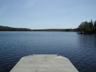A view from the Upper Moodus Reservoir boat launch.