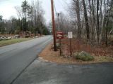 The entrance to the Winchester Lake boat launch.