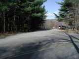 The access road to the Wintergreen Lake boat launch.