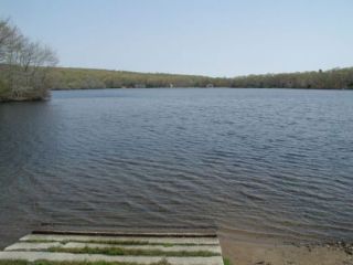 A view from the Wyassup Lake boat launch.