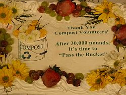 Cake to Thank Volunteers