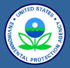 logo of the US Environmental Protection Agency-blue and green flower with the ocean and sun depicted in the petals.