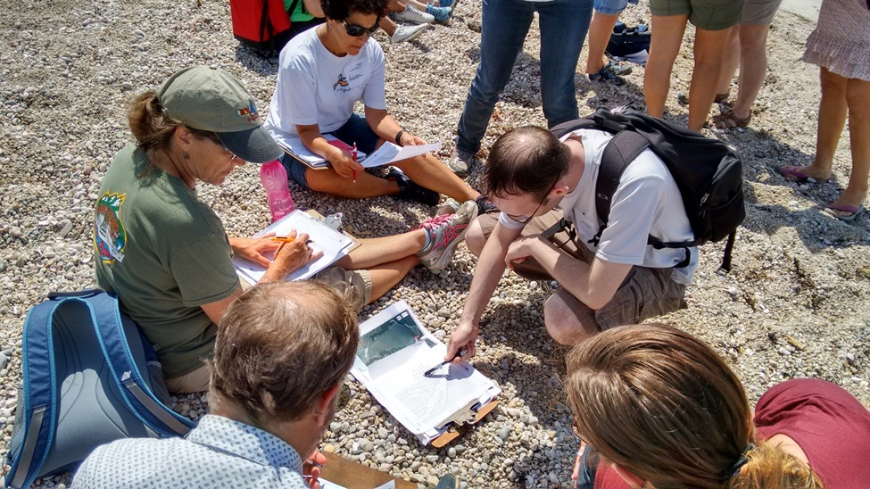 Teacher Workshop at Beach