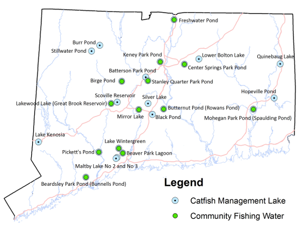 Ct Lakes And Ponds Map - Spring Break 2024 Florida