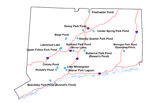 Map of community fishing waters