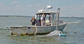 Lobster Larval Sampling Boat