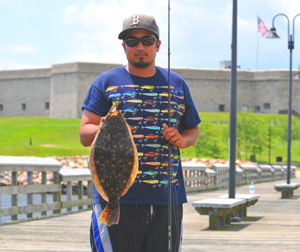 fishing at fort trumbull