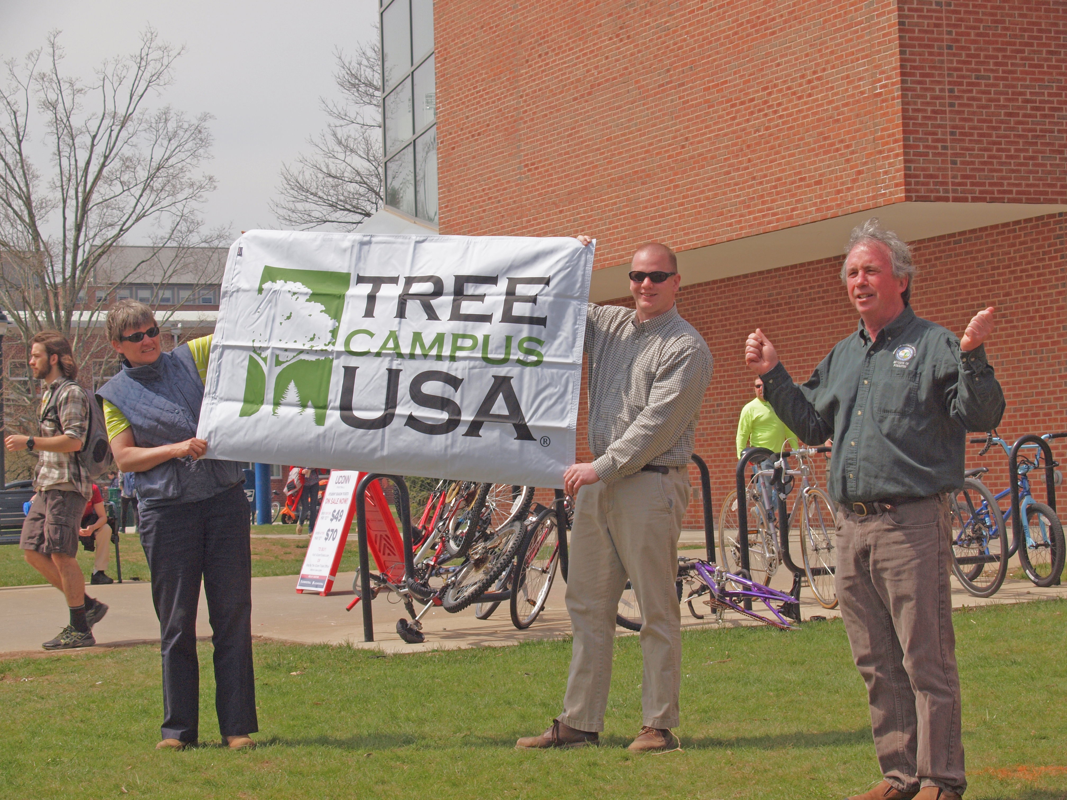 Tree Campus USA celebration on UConn campus.