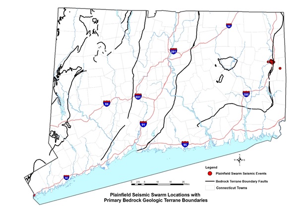 State Terrane Boundaries with Swarm