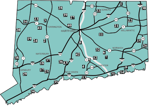 Map - State Parks and Forests