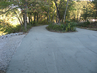 Improvement to walkway near the launch area.