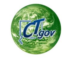 Image of earth with CT government logo
