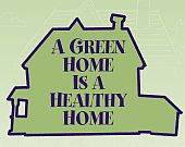 Cover of Green Home is a Healthy Home Brochure