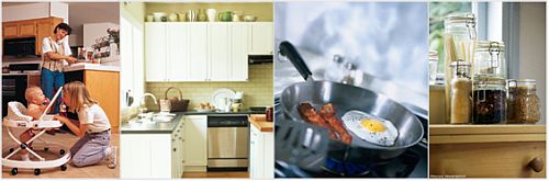 Images of kitchen scenes