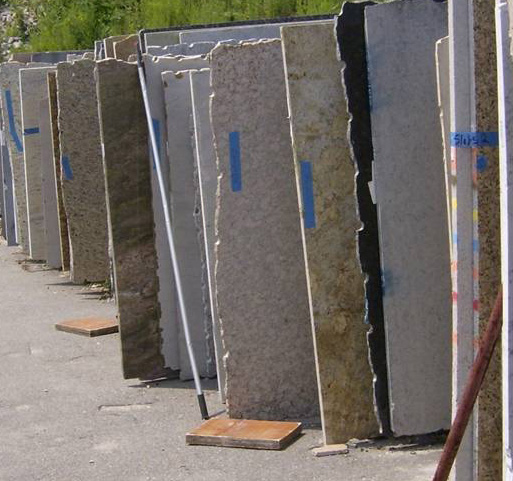 Granite slabs