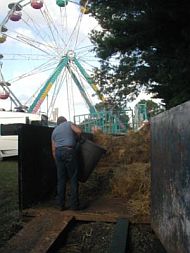 Manure Bin At Fair