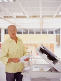 Man at Copier