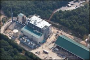 Plainfield Renewable Energy biomass power plant on former Gallup's Quarry Superfund site