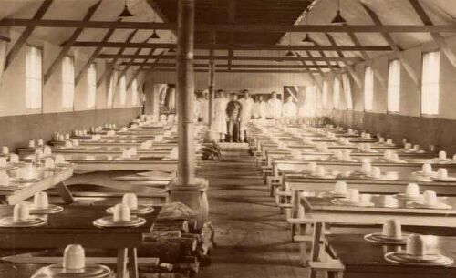 Camp Connor Dining Hall at Shenipsit State Forest, late 1930s