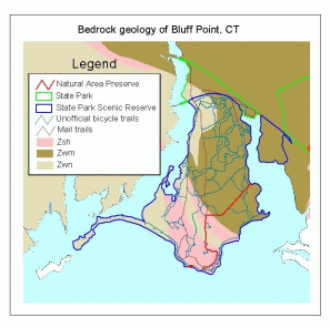 Bedrock Geology of Bluff Point