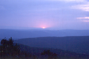Sunset at Macedonia Brook State Park