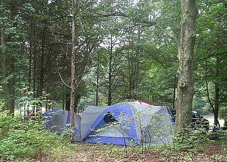 Tent Camping at Salt Rock State Campground