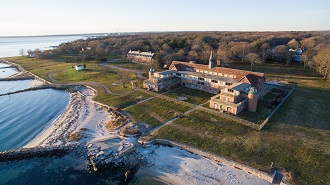 Aerial photo of Seaside State Park
