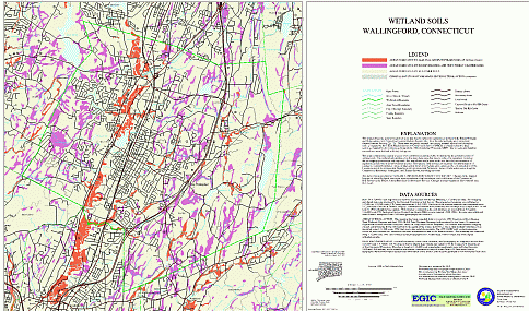 Wetland Soils Map - Wallingford