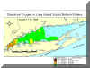 Link to larger image of hypoxia map for Aug 17-19, 1999