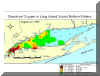 Link to larger image of hypoxia map for Aug 2-5, 1999