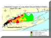 Link to larger image of hypoxia map for August 19-21, 2003