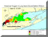 Link to larger image of hypoxia map for August 16 - 19, 2005