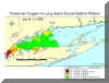 Link to larger image of hypoxia map for July 18 - 21, 2005