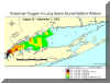 Link to larger image of hypoxia map for August 29 - September 2, 2005