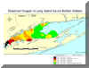 link to larger image of hypoxia map for August 1 - 7, 2006