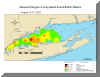 link to larger image of hypoxia map for August 13-15, 2007