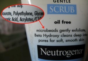 Sample microbead label 