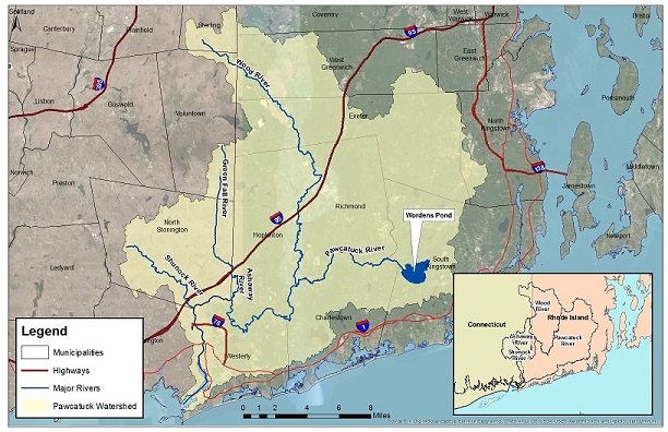 Pawcatuck Watershed Map