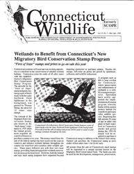 old cover of Connecticut Wildlife Magazine