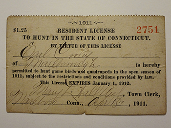 1911 Hunting License