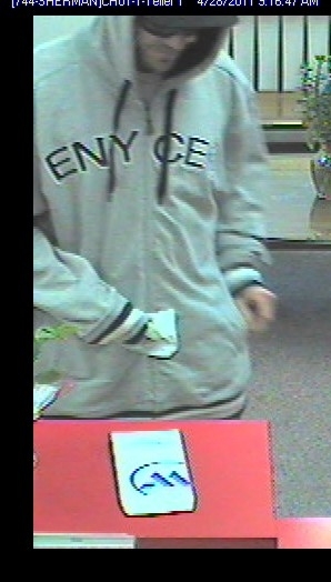 bank robbery suspect