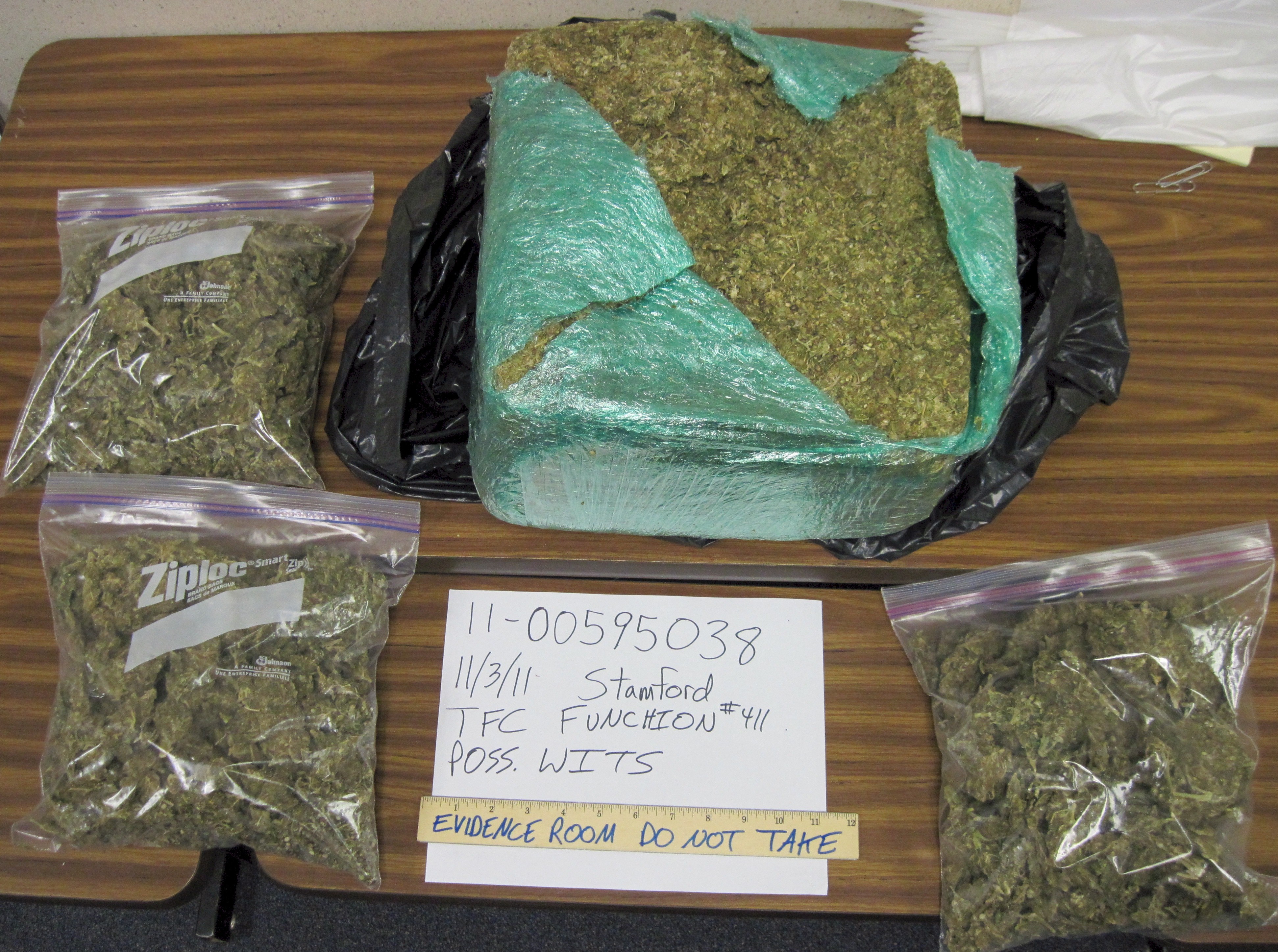 Photo of marijuana seized