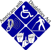 Blue ADA Logo