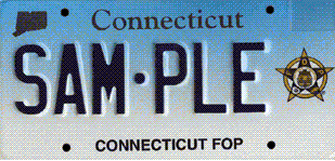 Connecticut Fraternal Order of Police plate