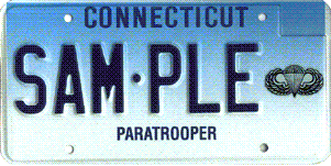Greater Hartford Chapter 82nd Airborn/Paratrooper plate