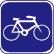 Bicycling (Road or Hybrid) Symbol