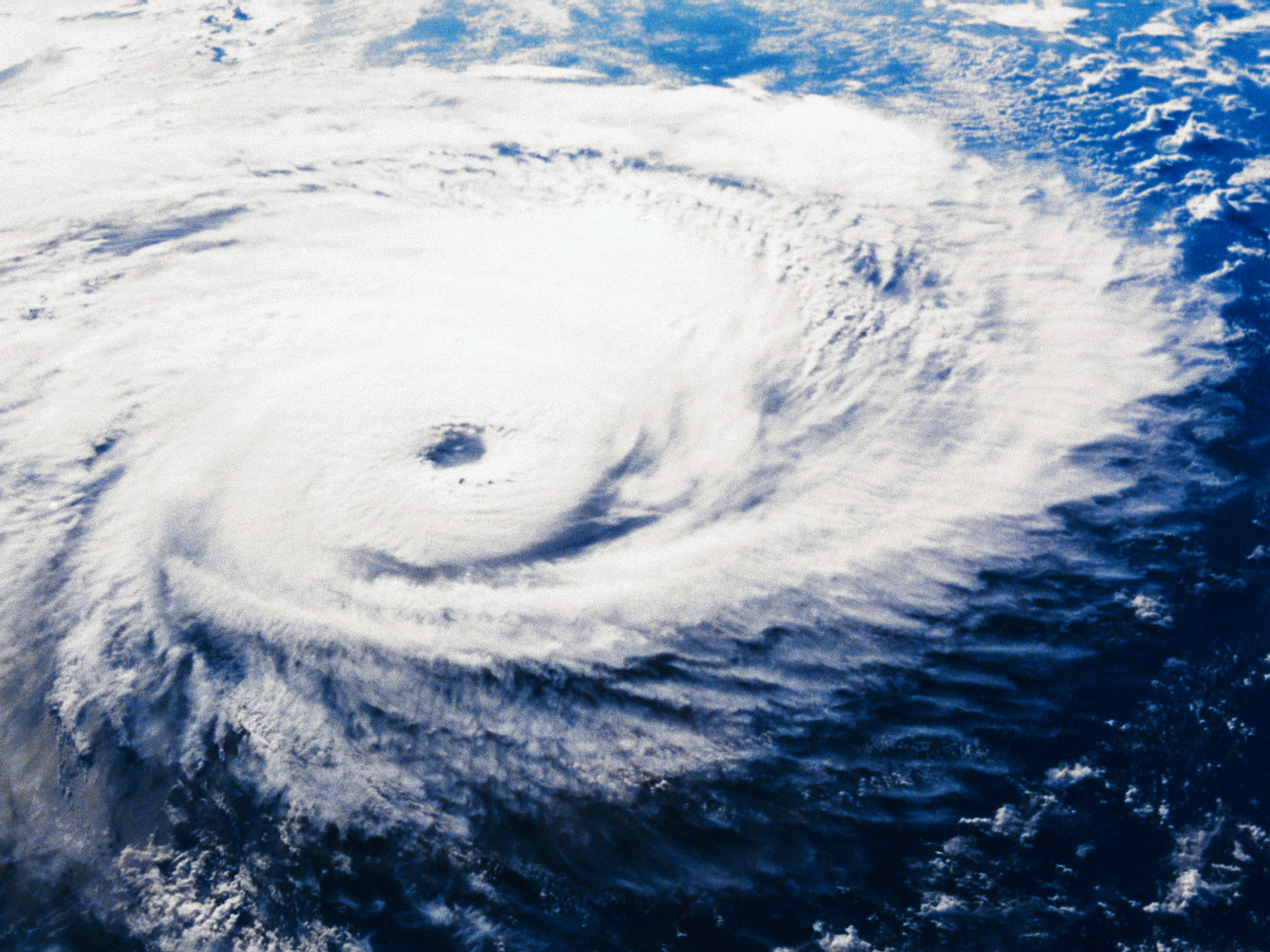 Radar image of hurricane